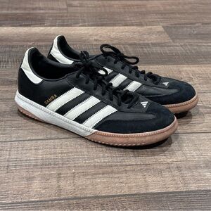 Women's 6.5 Youth 5.5 - Adidas Samba Millennium Black Casual Shoes Sneaker